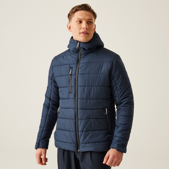 Men's Navigate Thermal Jacket | Navy Seal Grey
