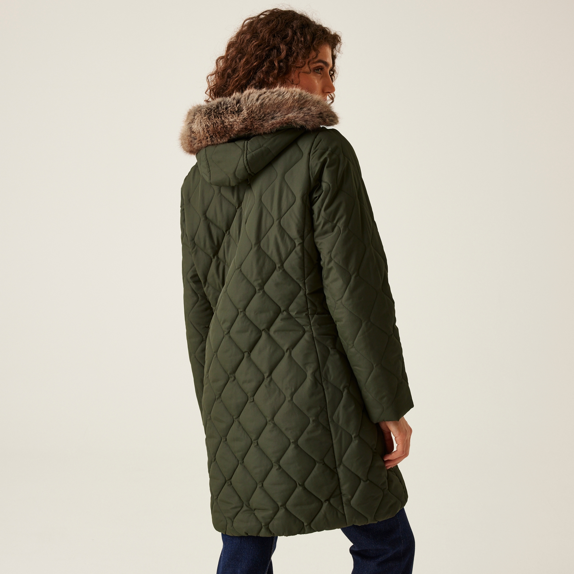 Women's Fritha III Insulated Parka Jacket | Dark Khaki