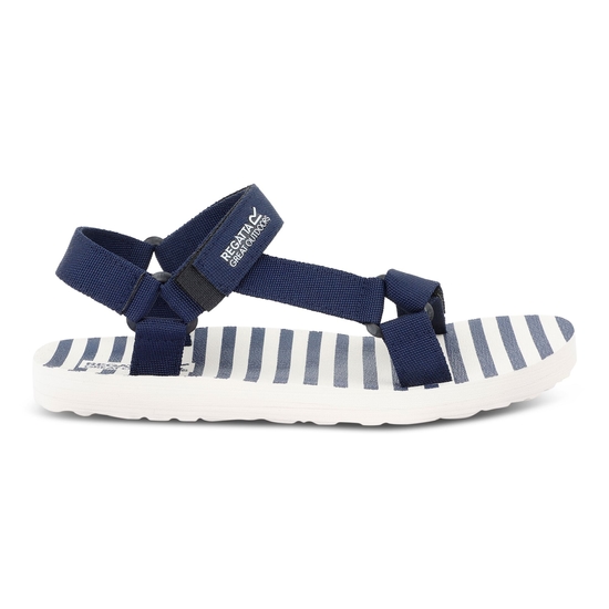 Lady Vendeavour Sandal | Navy Navy Stripe?