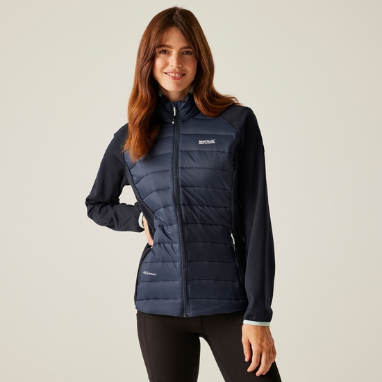 Women's Clumber V Hybrid Jacket | Navy Icy Morn