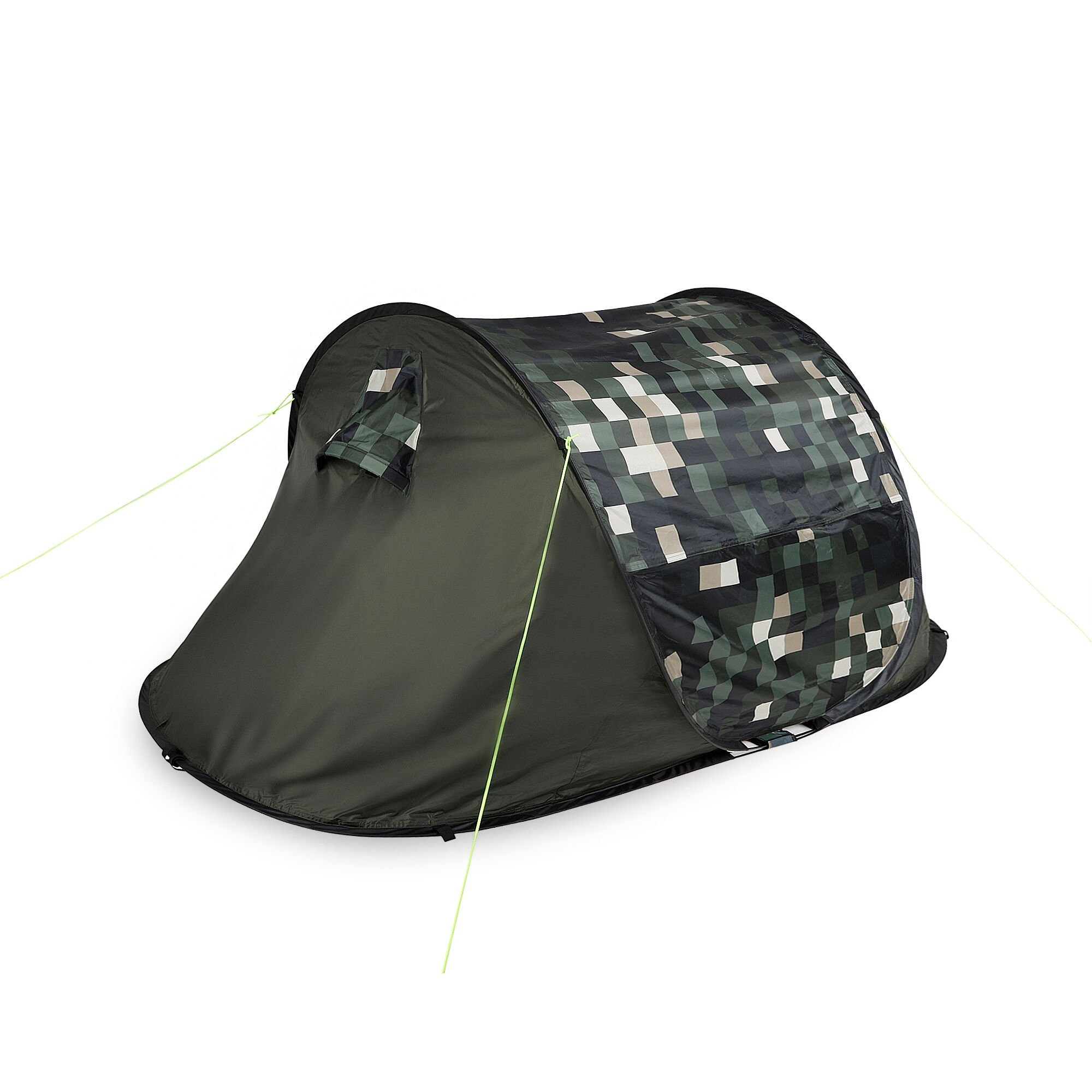 Malawi II Person Pop Up Tent | Pixelated Camo Print