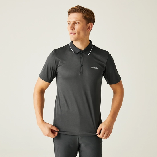 Men's Maverick V Active Polo Shirt | Moonlight Denim