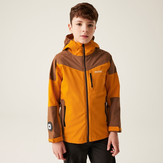 Boys Trekktain 3-in-1 Jacket | Fox Dark Brown Fox Inner