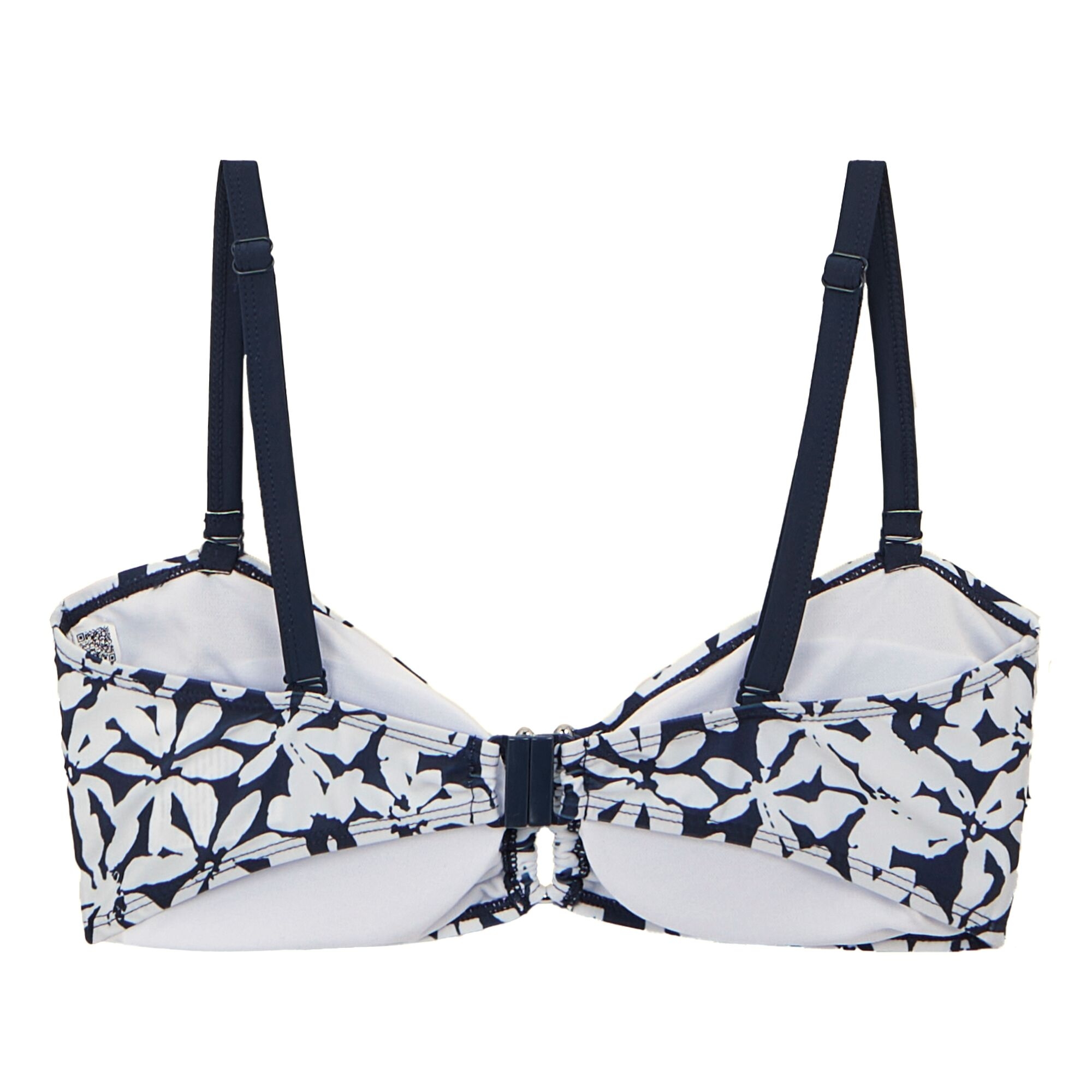 Women's Aceana III Bikini Top | Navy White Large Floral
