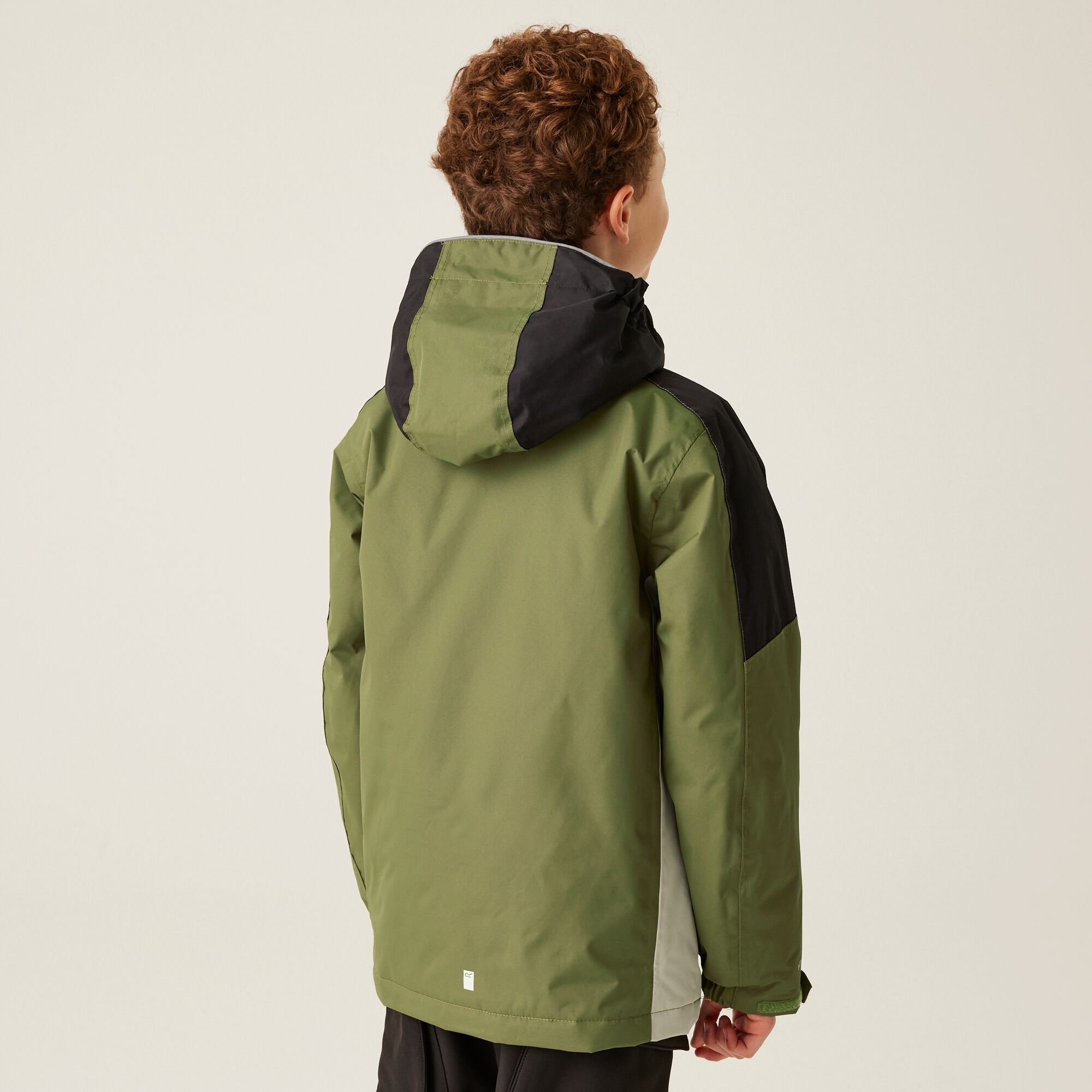 Kids' Hurdle V Waterproof Jacket | Nephrite Green Black Abbey Stone
