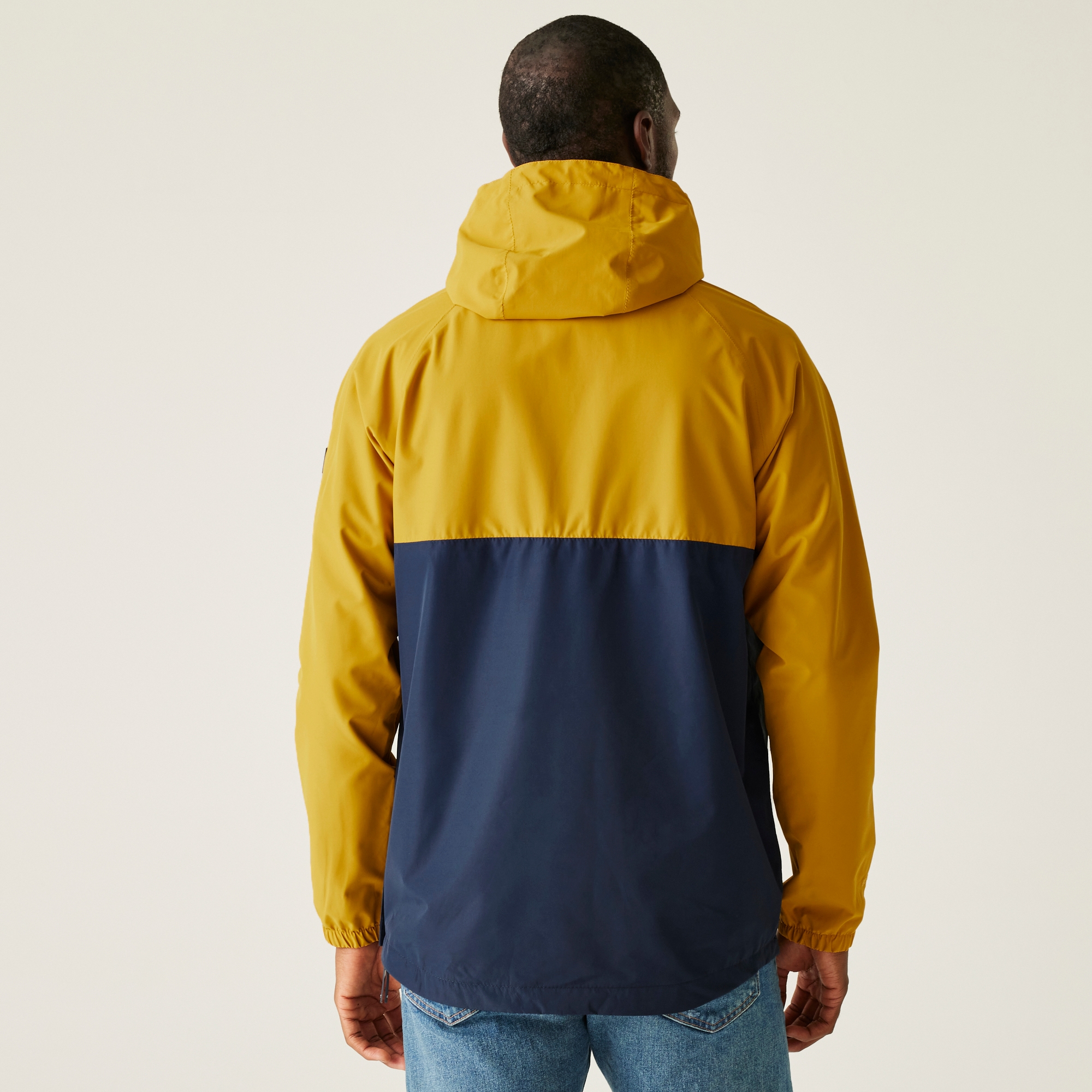 Men's Tayan Waterproof Jacket | Mustard Navy