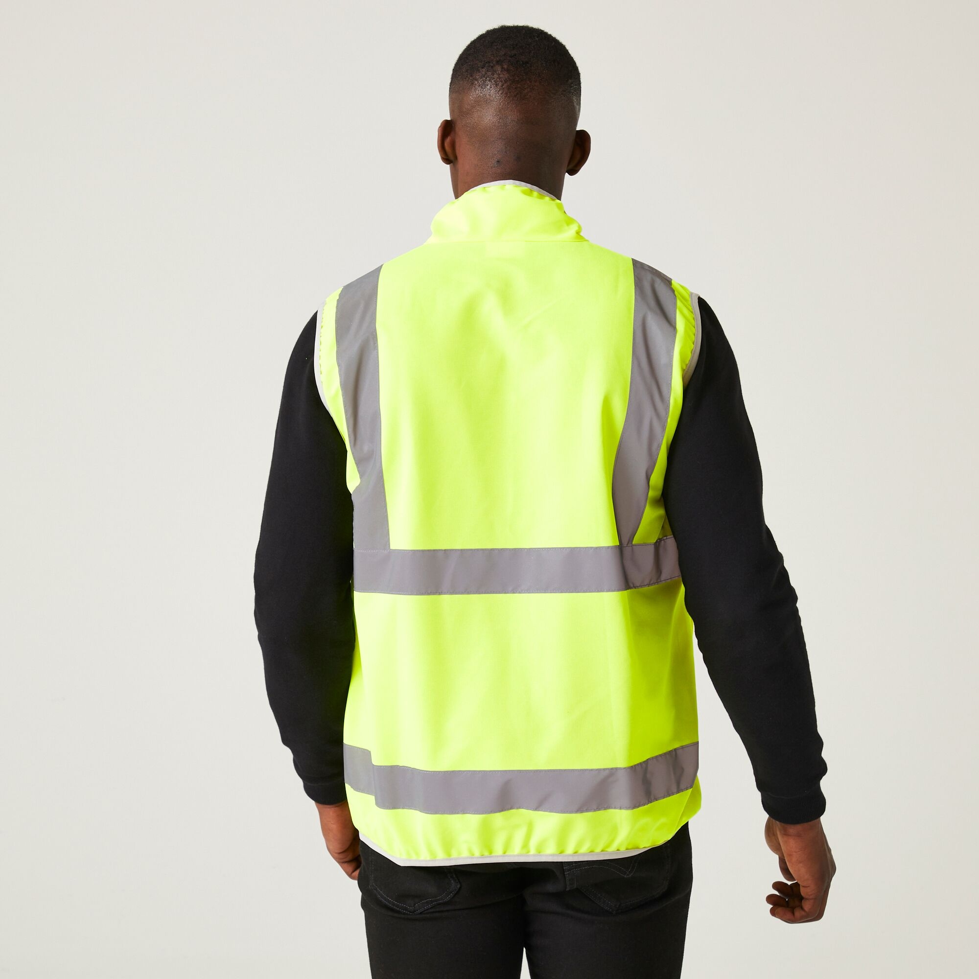 Men's Pro HI-VIS Full Zip Gilet | Yellow