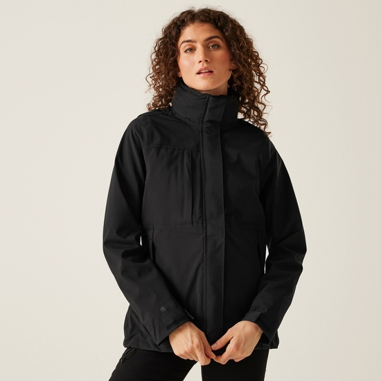 Women's Kingsley Waterproof Stretch 3 in 1 Jacket | Black