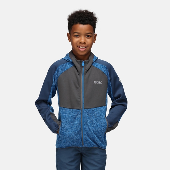 Kids' Dissolver VI Marl Knit Fleece | Skydiver Blue Dark GreyAdmiral Blue