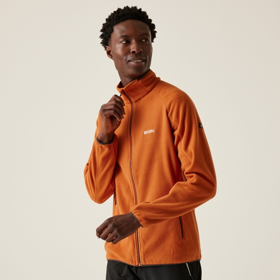 Men's Hadfield Full Zip Fleece | Burnt Copper