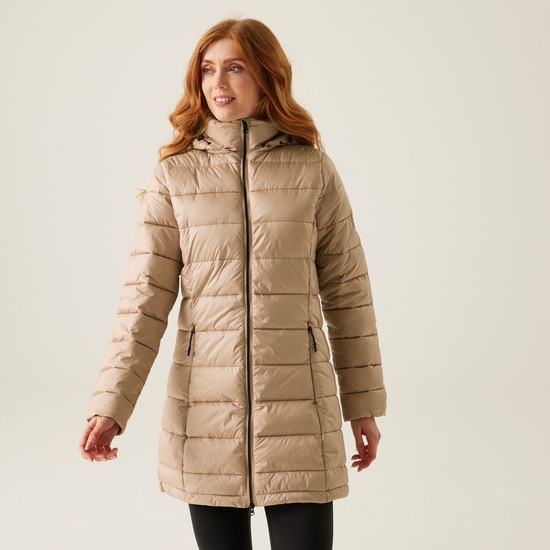 Women's Starler Insulated Padded Jacket | Warm Taupe