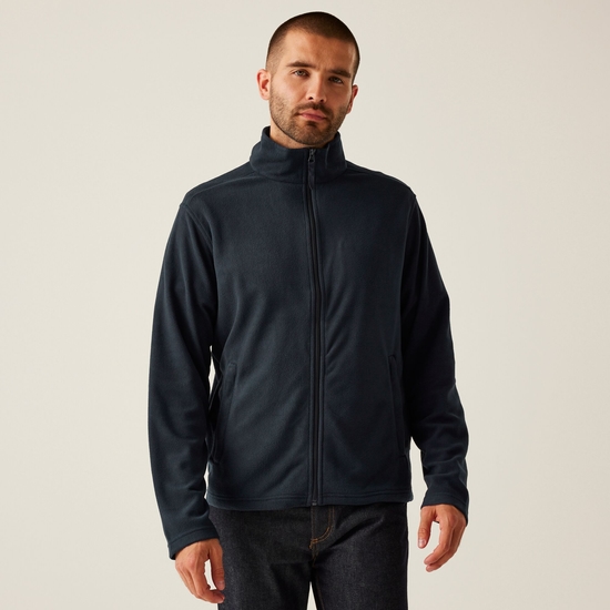 Men's Classic Full Zip Lightweight Microfleece | Dark Navy