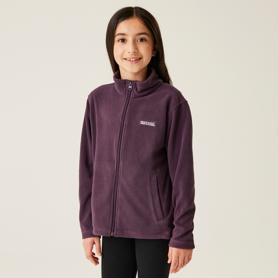 Kids' King II Full Zip Fleece | Deep Plum