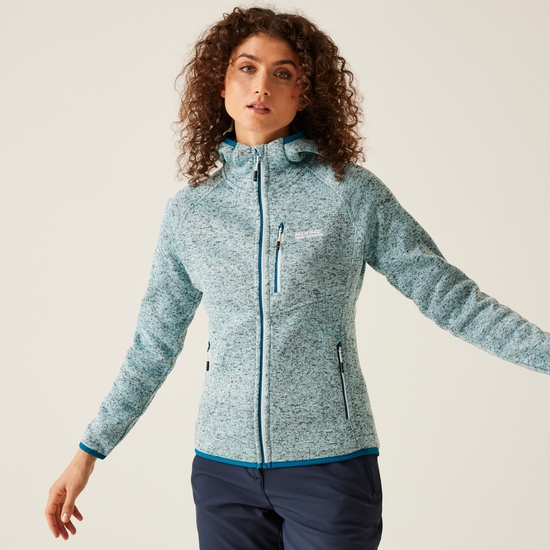 Women's Newhill Hooded Fleece | Sea Haze