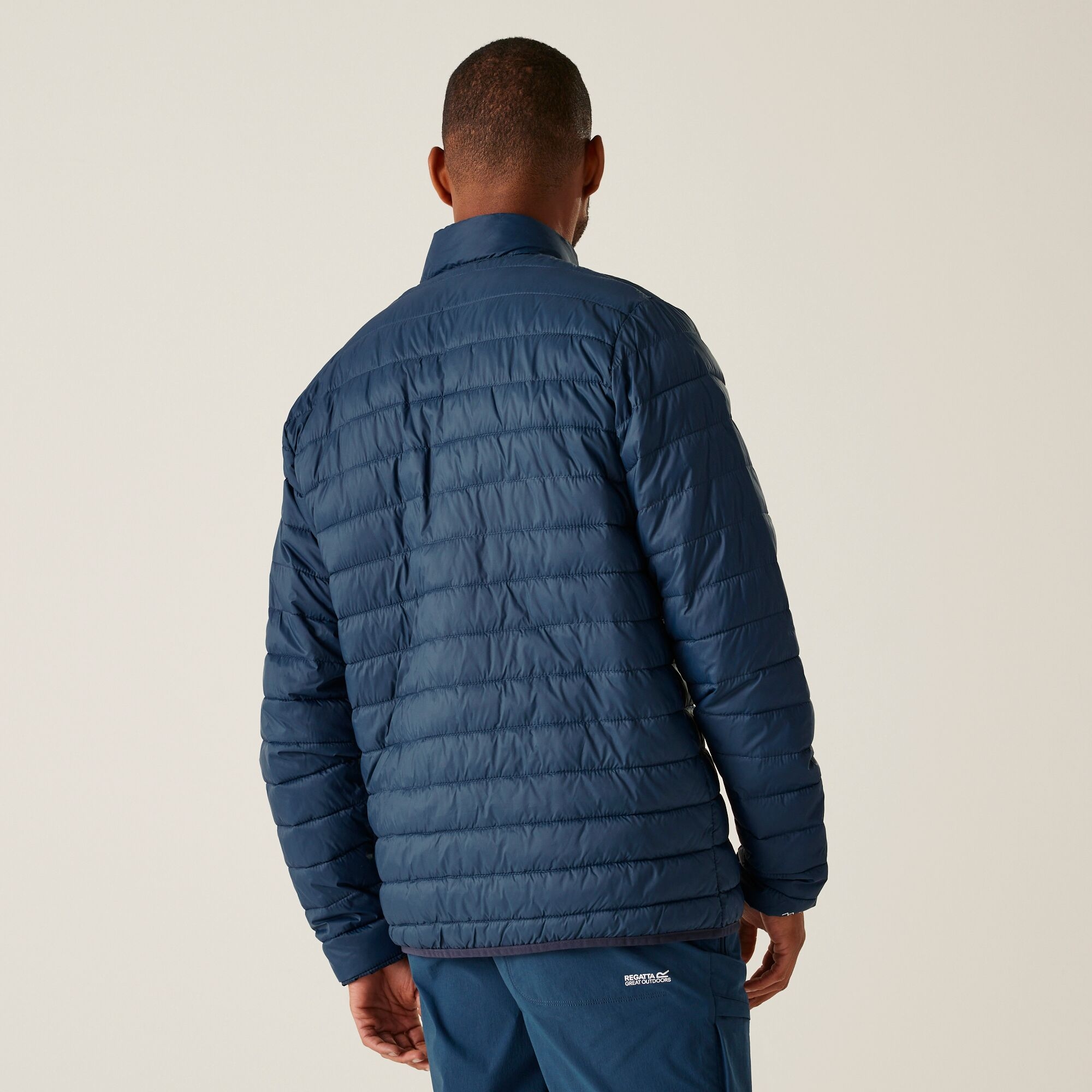 Men's Hillpack II Insulated Jacket | Moonlight Denim Tangerine Tango