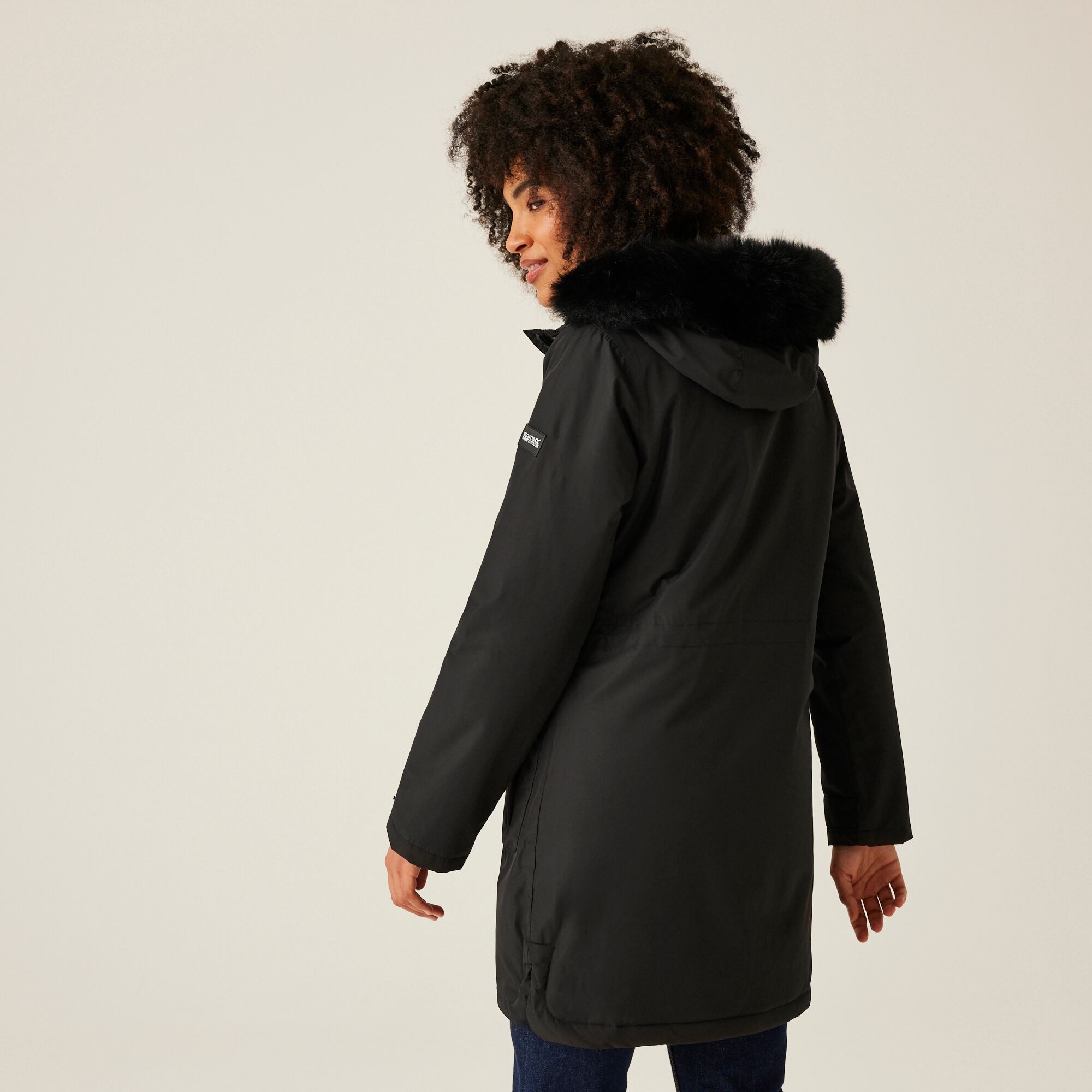 Women's Sabinka II Fur Trim Parka Jacket | Black