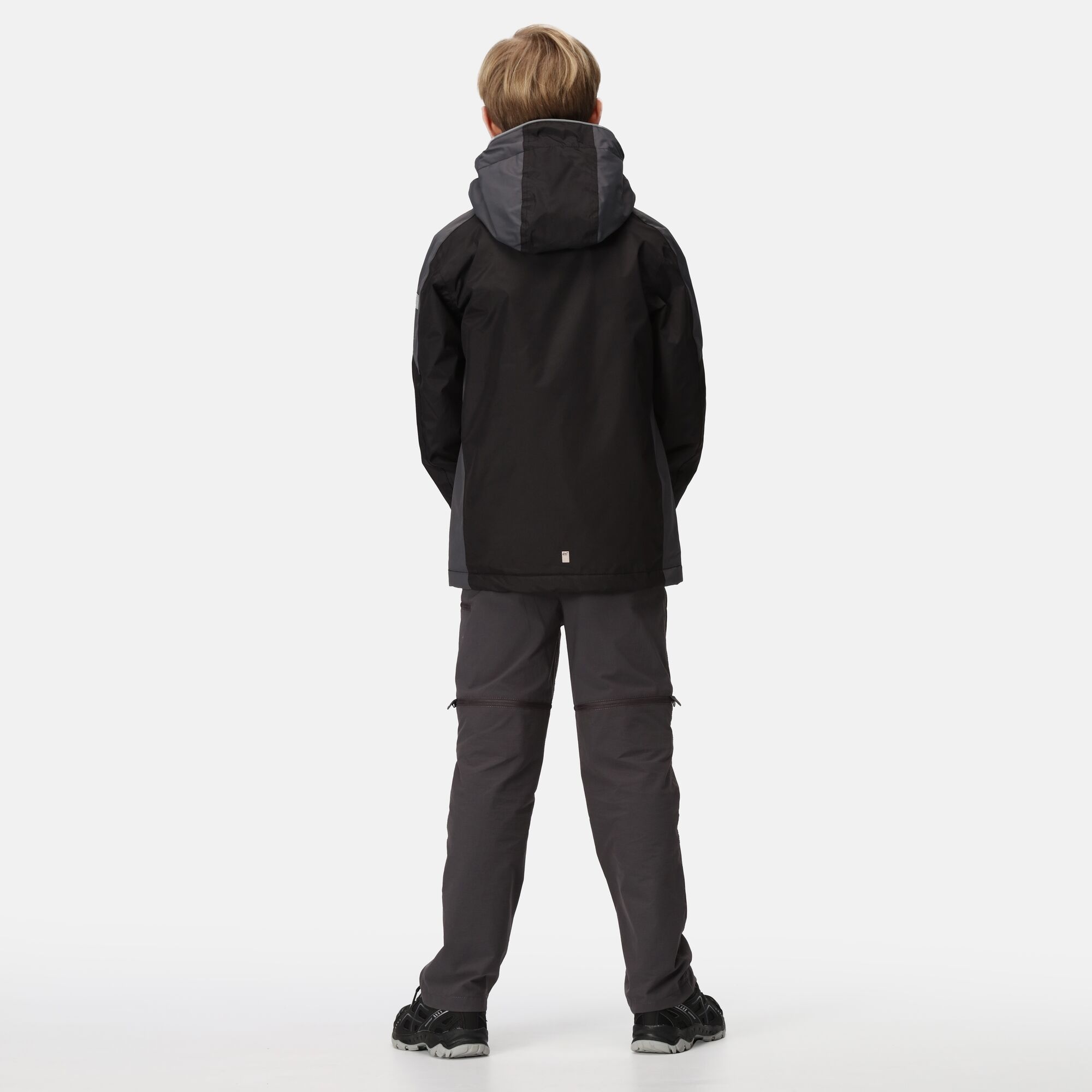 Kids' Hurdle IV Waterproof Insulated Jacket | Black Seal Grey