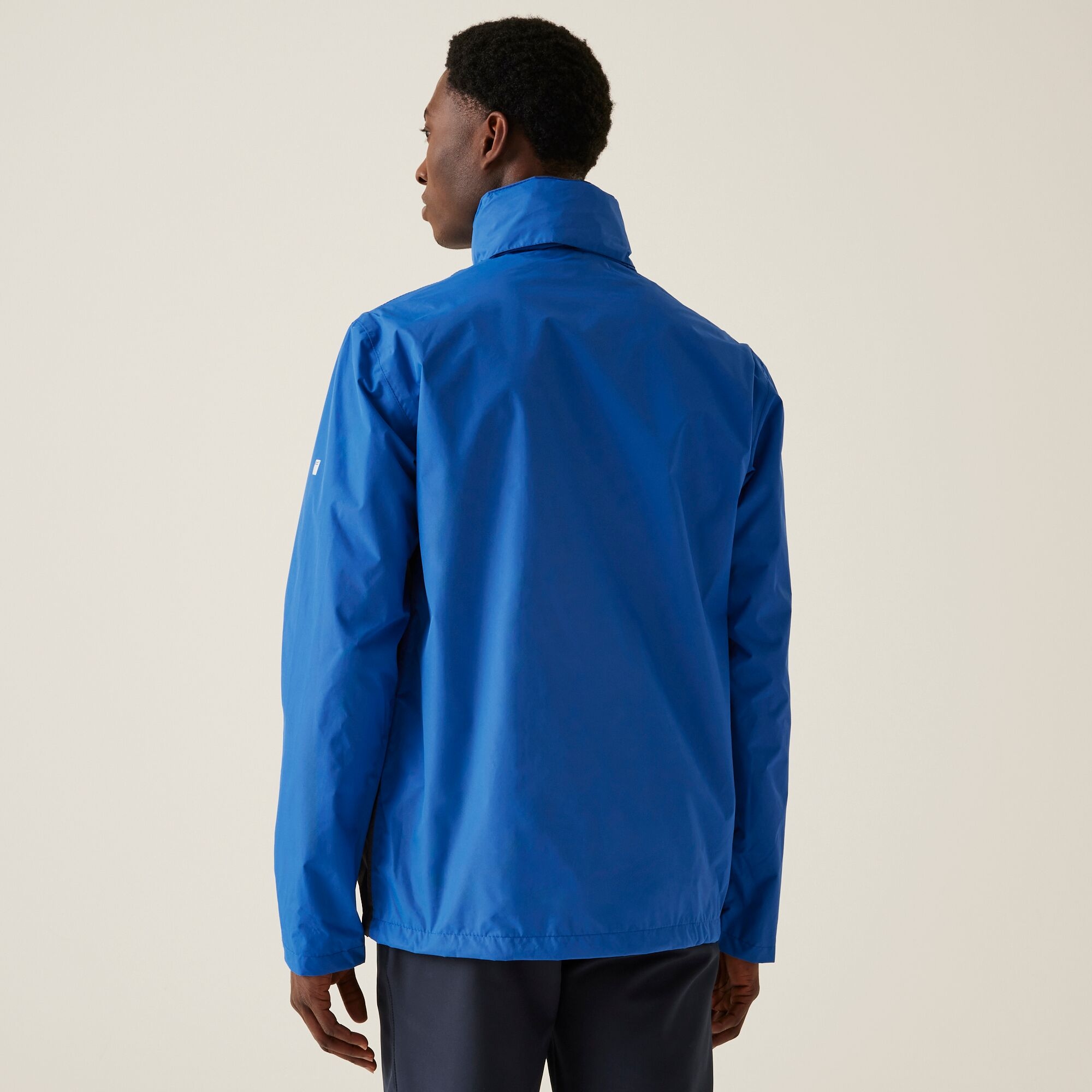 Men's Matt Waterproof Jacket | Oxford Blue Iron