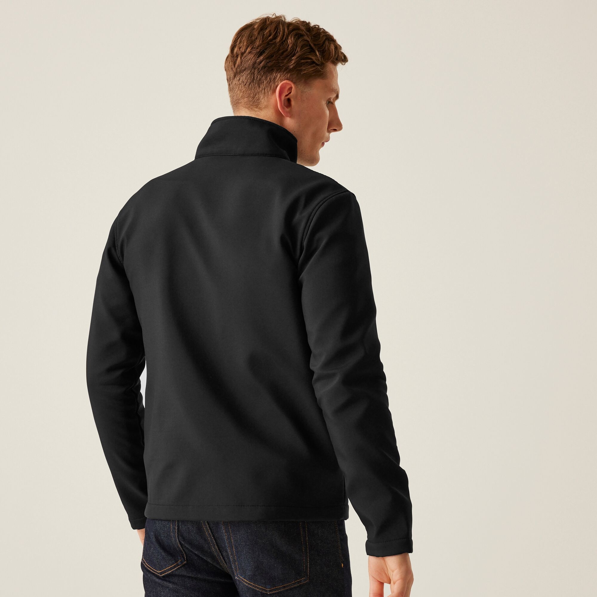 Men's Ablaze Printable Softshell Jacket | Black Classic Red