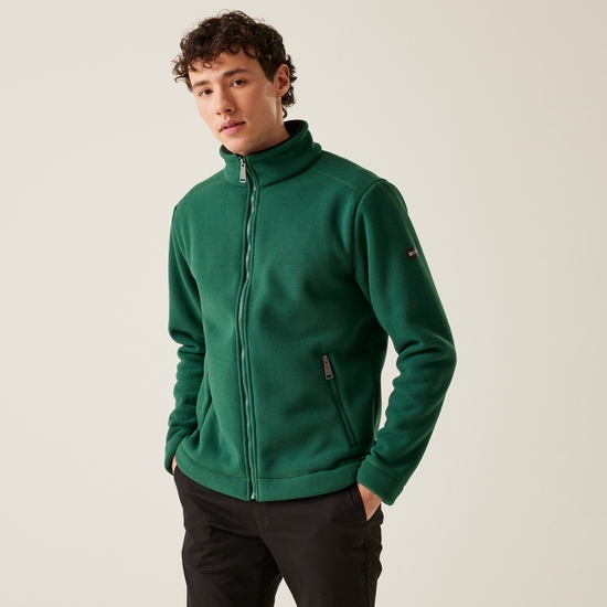 Men's Garrian II Full Zip Fleece | Rain Forest Black