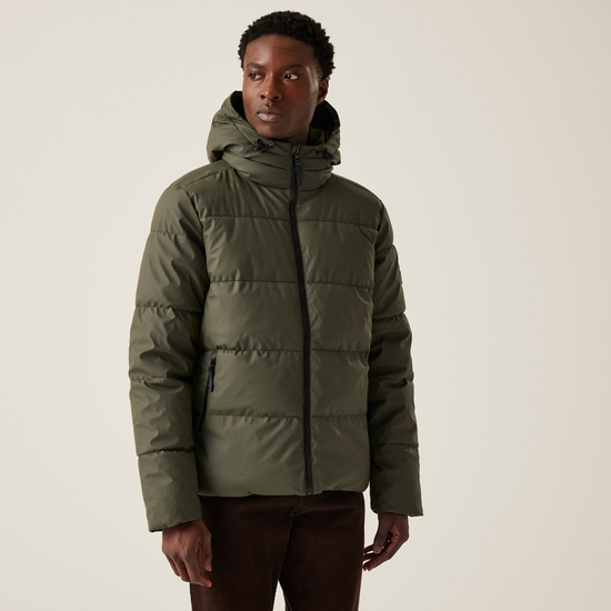Men's Saltern Padded Jacket | Dark Khaki