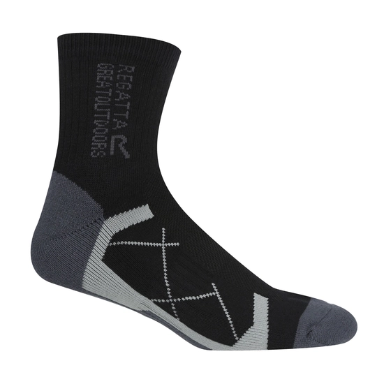 2 Pack Outdoor Active Sock | Navy Dark Steel