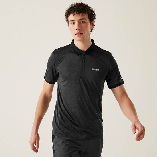 Men's Remex II Jersey Polo Shirt | Black