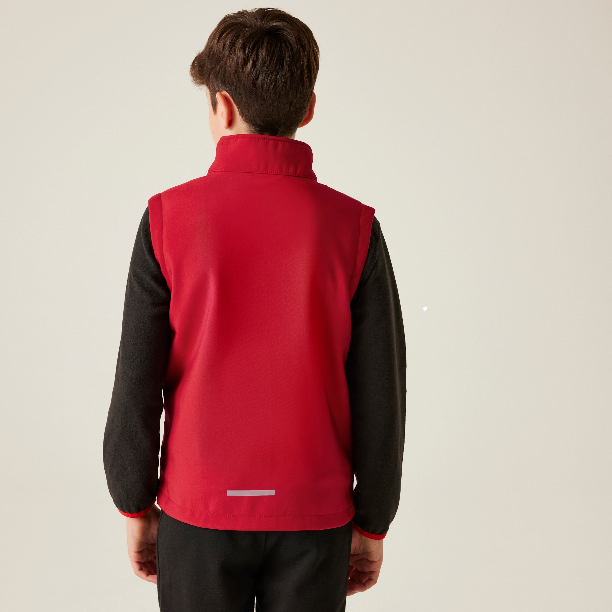 Kids' Ablaze Softshell Bodywarmer | Classic Red/Black