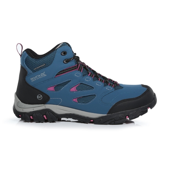 Women's Holcombe Waterproof Mid Walking Boots | Moroccan Blue Red Violet
