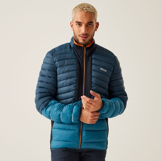 Men's Leedre Hybrid Jacket | Moonlight Denim Moroccan Blue