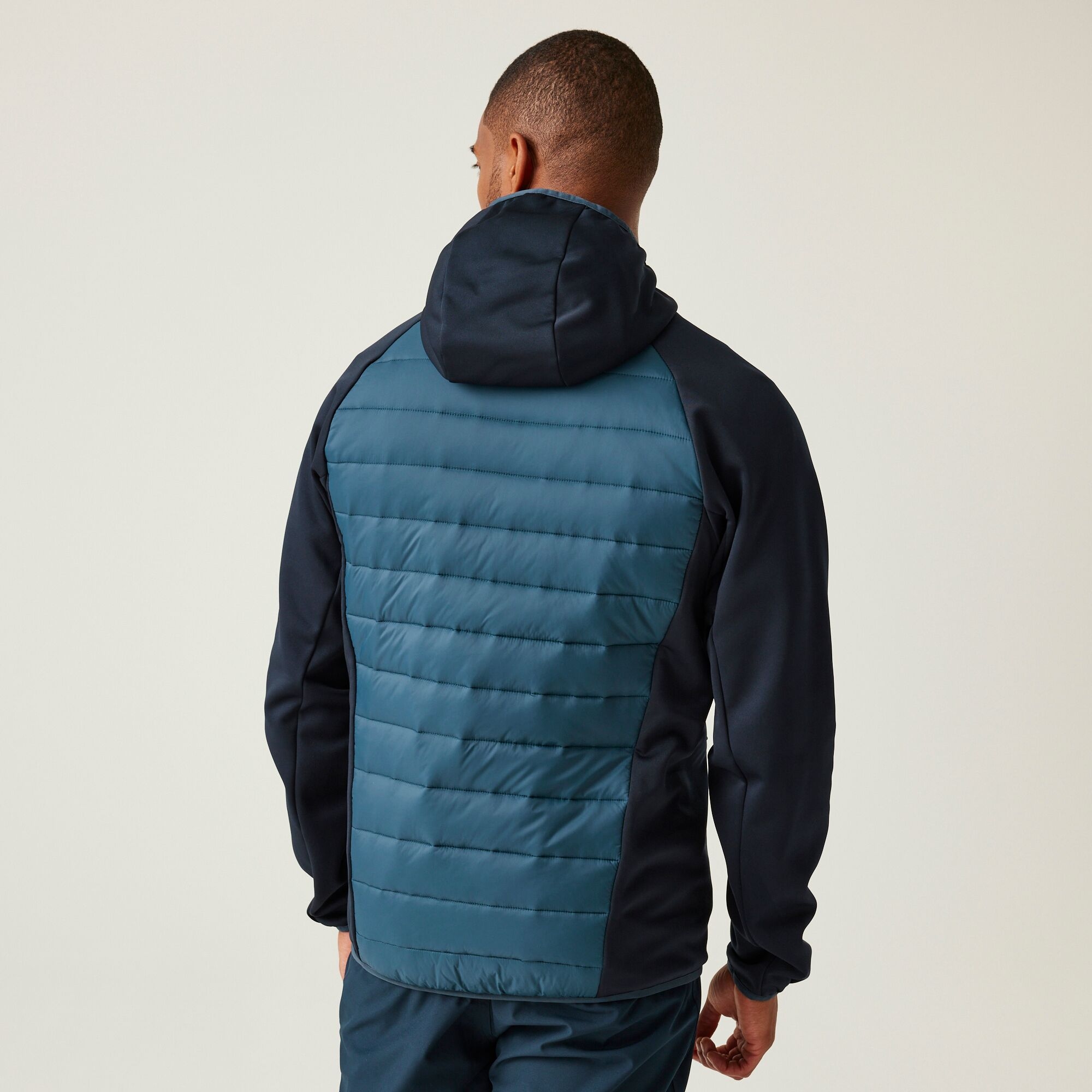 Men's Andreson VIII Hybrid Jacket | Moonlight Denim Navy Tangerine Tango