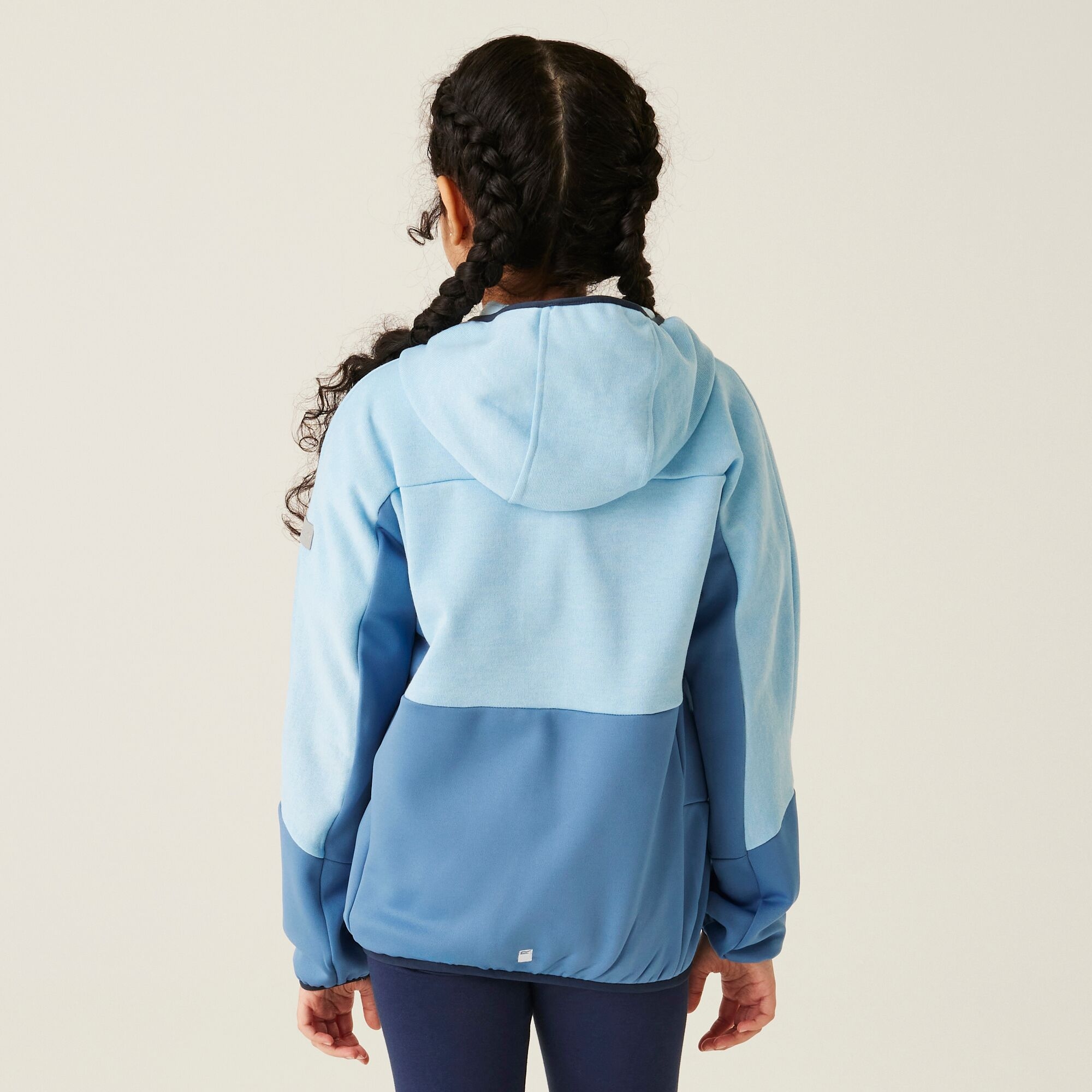 Kids' Dissolver IXI Full Zip Fleece | Clear Sky Coronet Blue