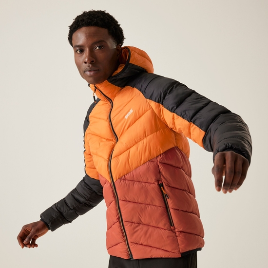 Men's Dalent Insulated Hooded Jacket | Fox Red Ochre
