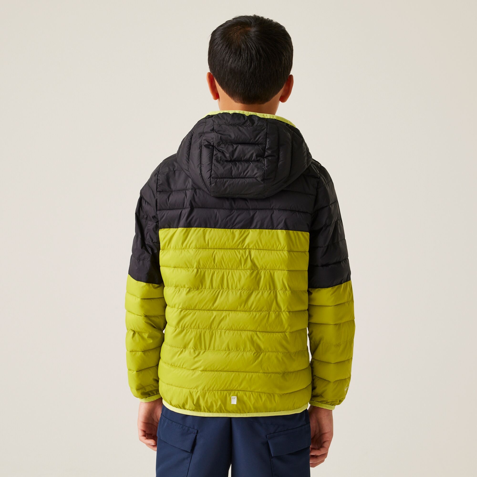 Kids' Hillpack III Hooded Jacket | Grenoble Green Black Wild Lime
