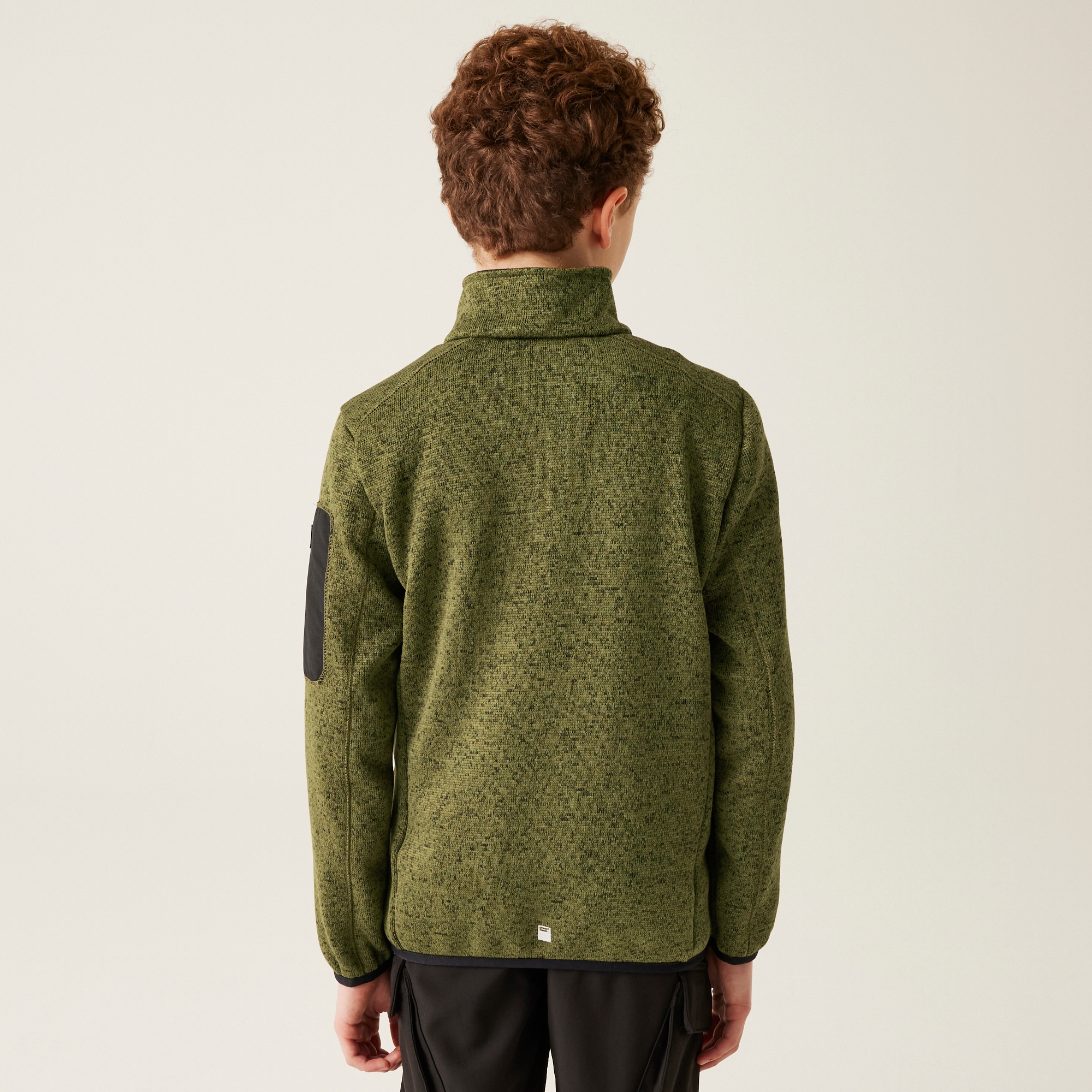 Kids' Newhill Full Zip Fleece | Nephrite Green Black