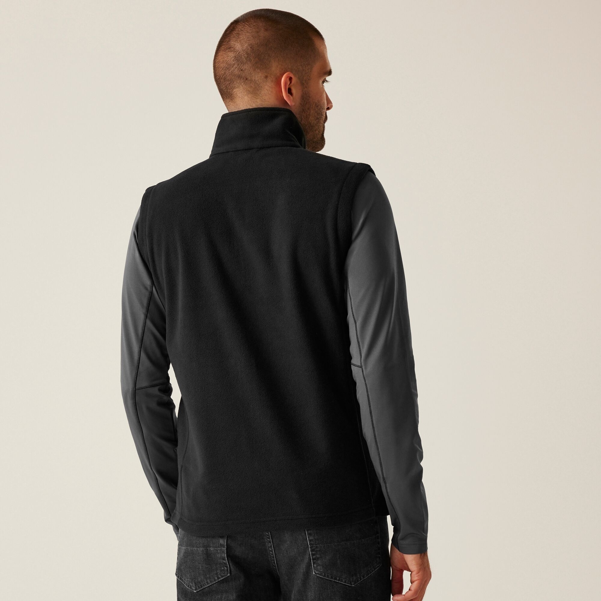Men's Micro Fleece Bodywarmer | Black