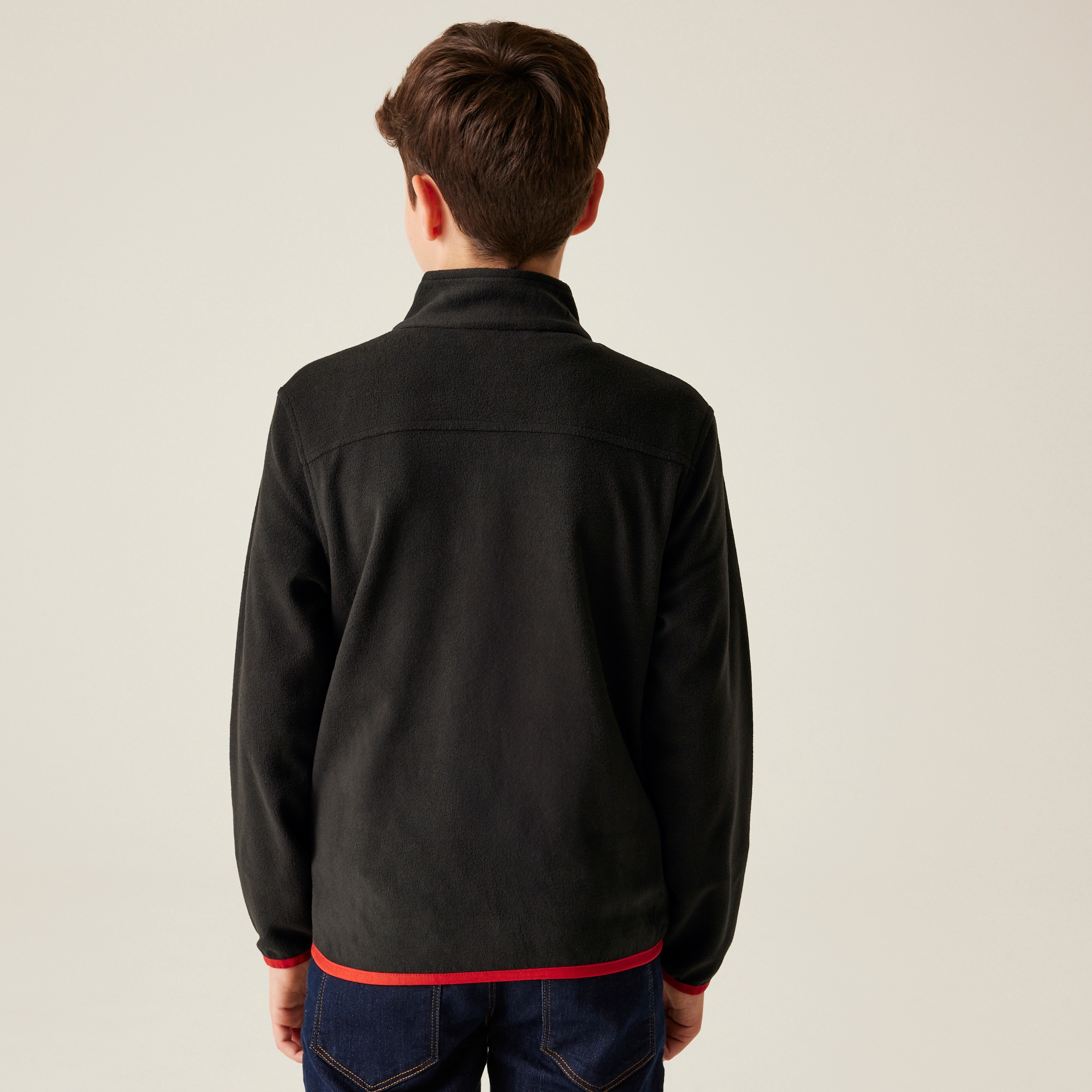 Kids' Full Zip Micro Fleece | Black
