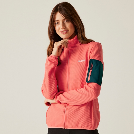 Women's Aldean Softshell Jacket | Peach Bloom Light Vanilla