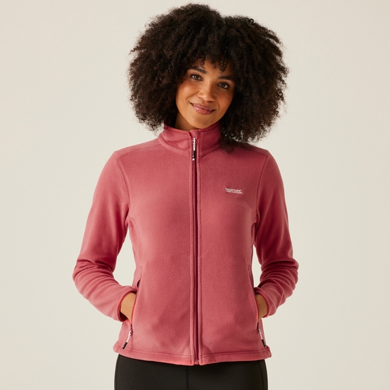 Women's Floreo IV Full Zip Fleece | Mineral Red