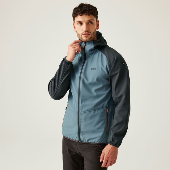Men's Arec III Softshell Jacket | Stormy Weather Ash