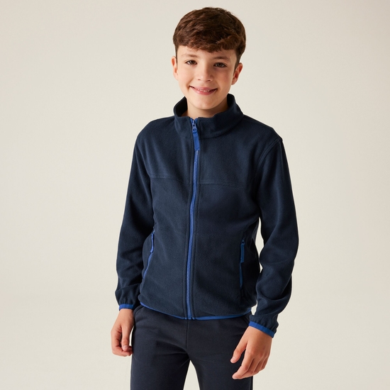 Kids' Full Zip Micro Fleece | Navy