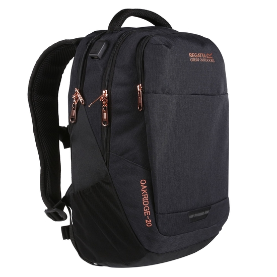 Oakridge 20L Backpack | Black Rose Gold