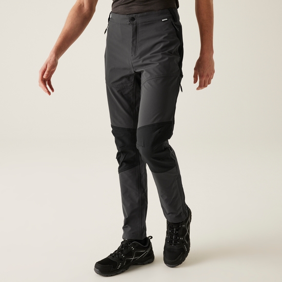 Men's Questra V Walking Trousers | Ash Black