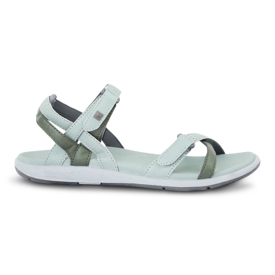 Women's Santa Cruz Strap Sandals | Glacier Green Four Leaf Clover?