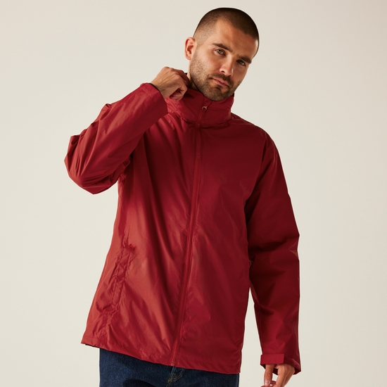 Men's Classic Waterproof 3 in 1 Jacket | Classic Red Black