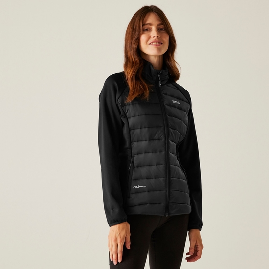 Women's Clumber V Hybrid Jacket | Black