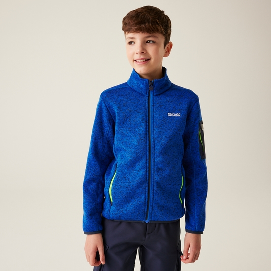 Kids' Newhill Full Zip Fleece | Olympian Blue Navy