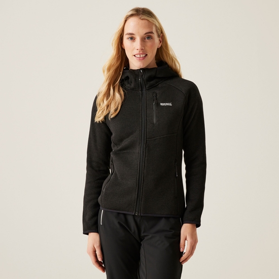 Women's Newhill Hooded Fleece | Black