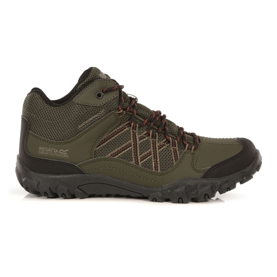 Men's Edgepoint Waterproof Mid Walking Boots | Bayleaf Burnt Umber