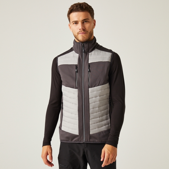 Men's E-Volve Thermal Hybrid Bodywarmer | Mineral Grey Ash